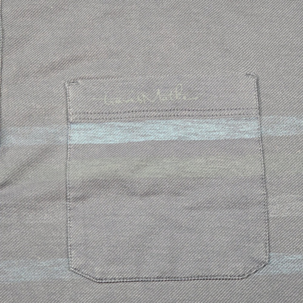 Travis Mathew Shirt Mens L Golf Polo Grey Pima Stretch Preppy Performance Tennis - Picture 4 of 14